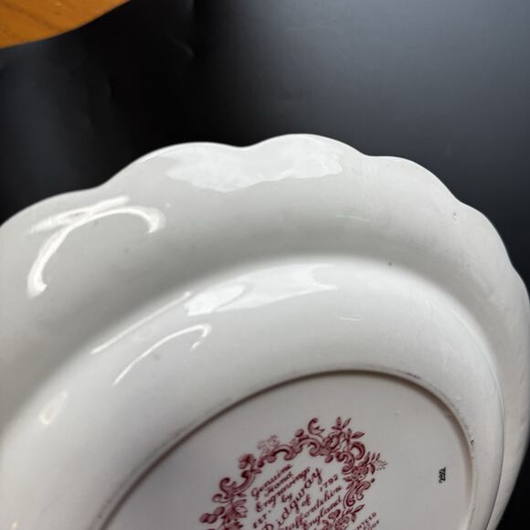 Johnson‎ Brothers Asiatic Pheasant Dinner Plate Red - Picture 5 of 6